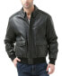 Men A-2 Leather Flight Bomber Jacket - Big and Tall