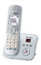 Фото #6 товара Panasonic KX-TG6823 - DECT telephone - Speakerphone - 120 entries - Caller ID - Silver - White