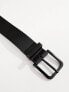 Bershka thin belt in black