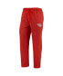 Фото #2 товара Men's Red, Heathered Charcoal Distressed Dayton Flyers Meter Long Sleeve T-shirt and Pants Sleep Set