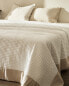 Фото #5 товара Textured quilt with linen border