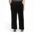 Puma Her Velour Wide Pants Womens Black Casual Athletic Bottoms 846881-01