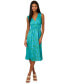 ფოტო #1 პროდუქტის Women's Floral-Print Smocked-Waist Dress