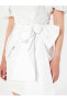 Фото #4 товара Платье женское LC WAIKIKI Mini с квадратным вырезом, короткий рукав