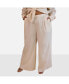 ფოტო #1 პროდუქტის Women's Lyla Linen Wide Leg Pants W. Pockets