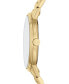 Фото #2 товара Men's Cayde Gold-Tone Stainless Steel Bracelet Watch 42mm