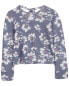 Фото #5 товара Kid Floral Knit Long-Sleeve Fashion Top - Floral 8