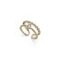 Elegant gold-plated ring Tiana 41213G