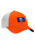 Men's Orange, White New York Islanders Authentic Pro Rink Trucker Snapback Hat