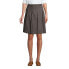 Women's School Uniform Tall Box Pleat Skirt Top of Knee