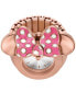 ფოტო #4 პროდუქტის Women's Disney x Fossil Limited Edition Two-Hand Rose Gold-Tone Stainless Steel Watch Ring 16mm