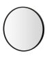 Фото #1 товара 16''Round Wall Mounted Bathroom Mirror Aluminum Alloy Frame Decor Mirror