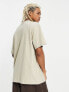 Weekday – Oversize-T-Shirt in Beige