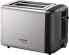 Фото #1 товара Toster Bosch Bosch Compact Toaster Design Line TAT3P420DE (stainless steel / black)