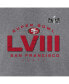 Men's Heather Gray San Francisco 49ers Super Bowl LVIII Made it T-shirt