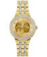 ფოტო #1 პროდუქტის Women's Phantom Gold-Tone Stainless Steel Bracelet Watch 33mm