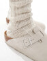 Фото #5 товара Birkenstock unisex Boston clogs in antique white suede