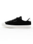 Tommy Jeans vulcanized suede trainers in black