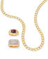 ფოტო #5 პროდუქტის 22" Curb Link Chain Necklace (7mm) in 10k Gold