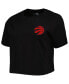 ფოტო #3 პროდუქტის Women's Black Toronto Raptors Classics Boxy T-shirt