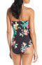 Фото #2 товара Tommy Bahama Women's 189251 Fleur De Flora V-Wire One Piece Swimsuits Size 4