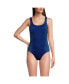 Фото #1 товара Women's Long Chlorine Resistant High Leg Soft Cup Tugless Sporty One Piece Swimsuit