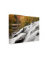 Фото #2 товара Monte Nagler Bond Falls Cascades in Autumn Bruce Crossing Michigan Color Canvas Art - 20" x 25"