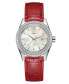 ფოტო #4 პროდუქტის Women's Swiss HyperChrome Classic Diamond (1/3 ct. t.w.) Stainless Steel & Leather Watch Set 35mm