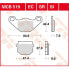 Фото #2 товара TRW Allround Organic Standard Adly (Herkules) Air Tec 1 50 11 Front Brake Pads