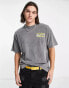 Фото #4 товара The Couture Club relaxed fit t-shirt in washed grey with world series placement prints