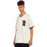 ფოტო #5 პროდუქტის GRIMEY Day Dreamer Stripes Baseball short sleeve v neck T-shirt