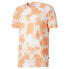 Puma Cloud Tie Dye Crew Neck Short Sleeve T-Shirt Mens Orange Casual Tops 678790 M - фото #1