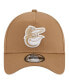 ფოტო #2 პროდუქტის Men's Khaki Baltimore Orioles A-Frame 9FORTY Adjustable Hat