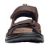 Фото #5 товара Propet Daytona Slingback Mens Brown Casual Sandals MSV013LBRN