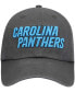 Фото #3 товара Men's Charcoal Carolina Panthers Clean Up Script Adjustable Hat