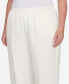 Plus Size Classic Full Elastic Mid Rise Average Length Pant