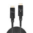 Фото #7 товара Lindy 30m Fibre Optic Hybrid Micro-HDMI 18G Cable with Detachable HDMI and DVI Connectors, 30 m, HDMI Type D (Micro), HDMI Type D (Micro), 18 Gbit/s, Black