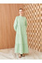 Фото #1 товара Платье LC WAIKIKI Dik Yaka Düz Uzun Комфортабельное Удлиненное Mujer Elbise