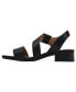 Фото #6 товара Women's Albatas Asymmetrical Block Heel Sandals