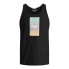ფოტო #1 პროდუქტის JACK & JONES 12255354 Aruba Sunset sleeveless T-shirt