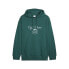 Фото #1 товара Puma Classics Cafe Pullover Hoodie Mens Green Casual Outerwear 62524443