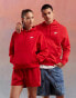 Nike Club hoodie in red