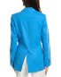 Фото #2 товара Jason Wu Tie Detail Linen-Blend Blazer Women's