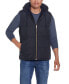 ფოტო #1 პროდუქტის Men's Sherpa Lined Hooded Puffer Vest