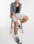 Фото #3 товара Topman slim twill cargo shorts in grey