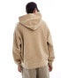 Guess Originals unisex baker pullover hoodie in light brown