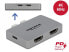 Delock 64123 - USB 3.2 Gen 1 (3.1 Gen 1) Type-C - 100 W - Grey - 4K Ultra HD - HDMI - USB 3.2 Gen 1 (3.1 Gen 1) Type-C - Metal