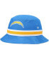 Men's Blue Los Angeles Chargers Striped Bucket Hat