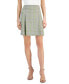 Фото #1 товара Women's Pleat-Front Plaid Skirt