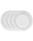 Фото #1 товара Hammock "Dots" Rim Dinner Plates, Set of 4